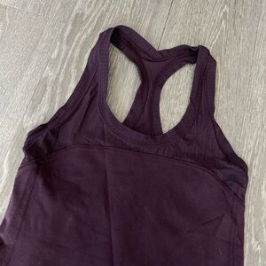 lululemon Purple Racerback Tank Top